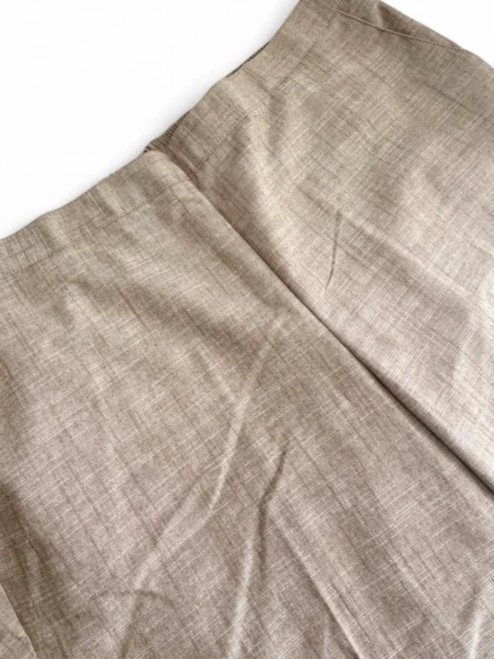 Alfred Dunner Womens Pants Size 18 Pull On Tan Elastic Waist Dress