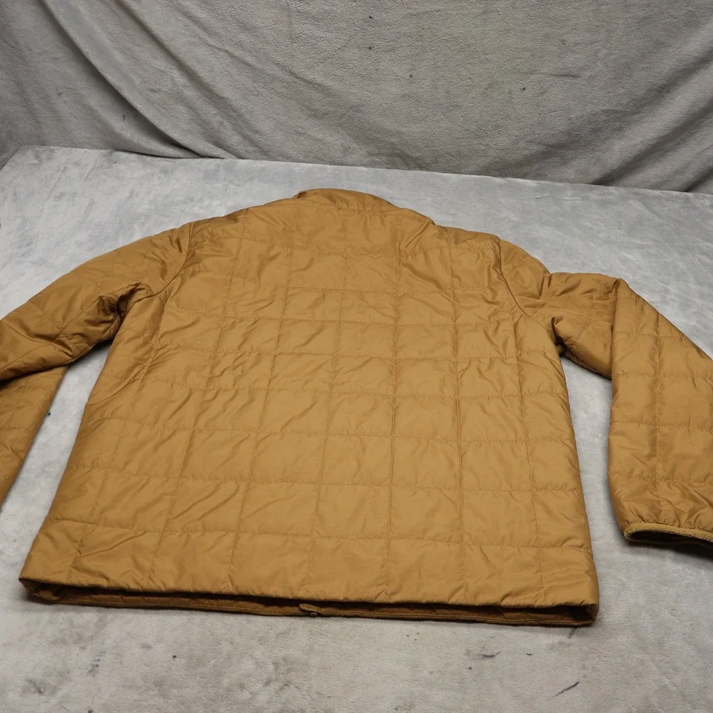 North Face Junction Jacket Mens Large Brown Insulated Hiking Quilted Puffer Warm