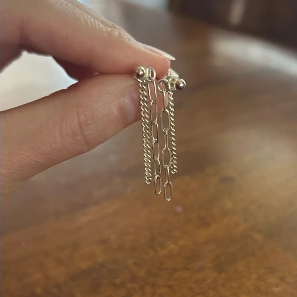 Sonny Backdrop Earrings - Sterling Silver