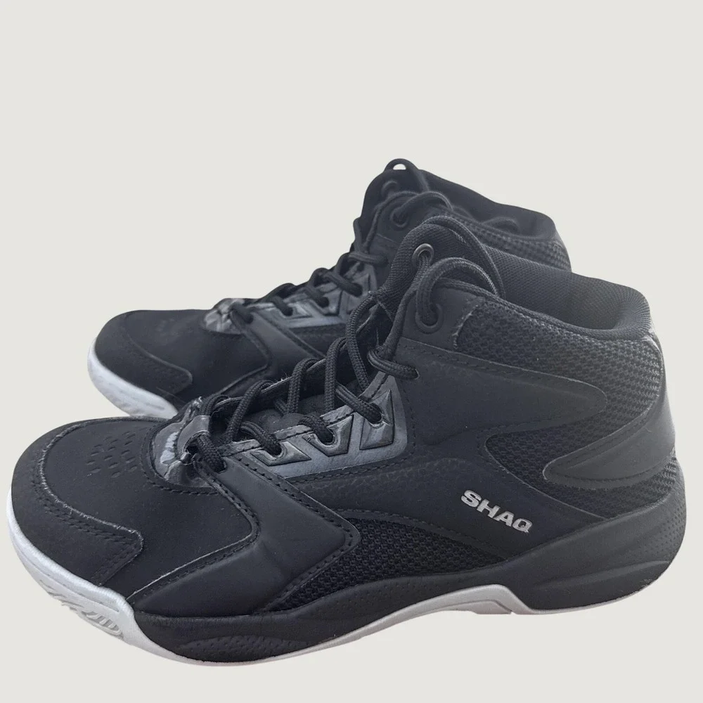 Shaq Motivate Kids Basketball Shoes Black High Top Sneakers AQ95002Y BB Size 5Y