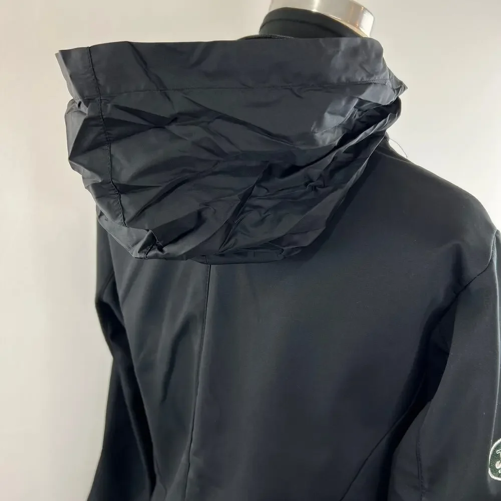 NIKE Women's Black Front Zip Verizon NY JETS Ambassador Jacket Size M NEW