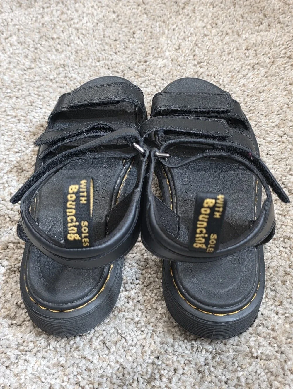 Dr. Martens Klaire Leather Sandals Size US 6 Excellent Condition