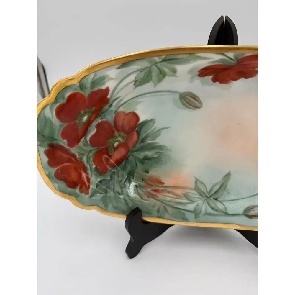 French Limoges impressionistic painted century