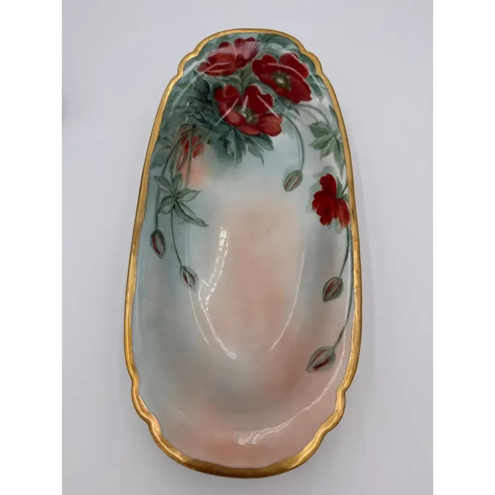 French Limoges heavily gilded