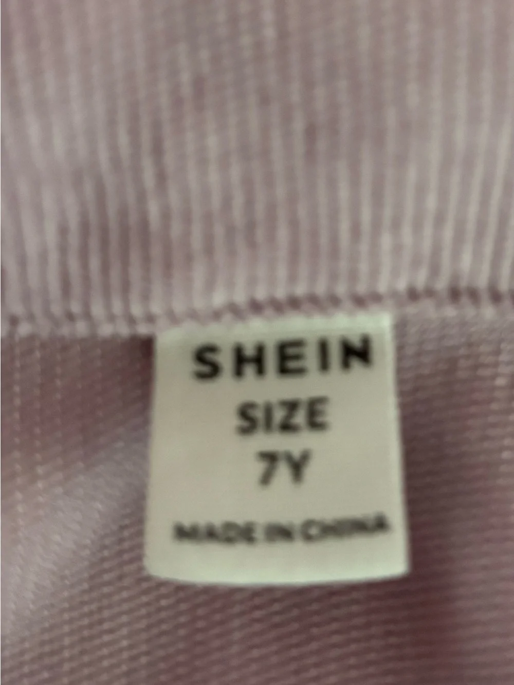 SHEIN soft corduroy