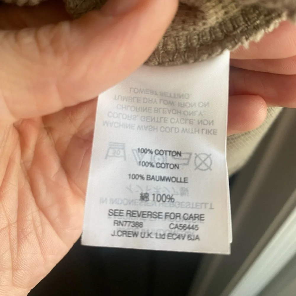 Madewell beige tie