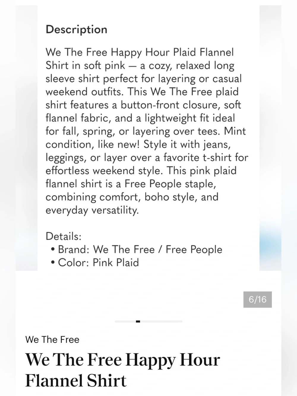 We The Free we free
