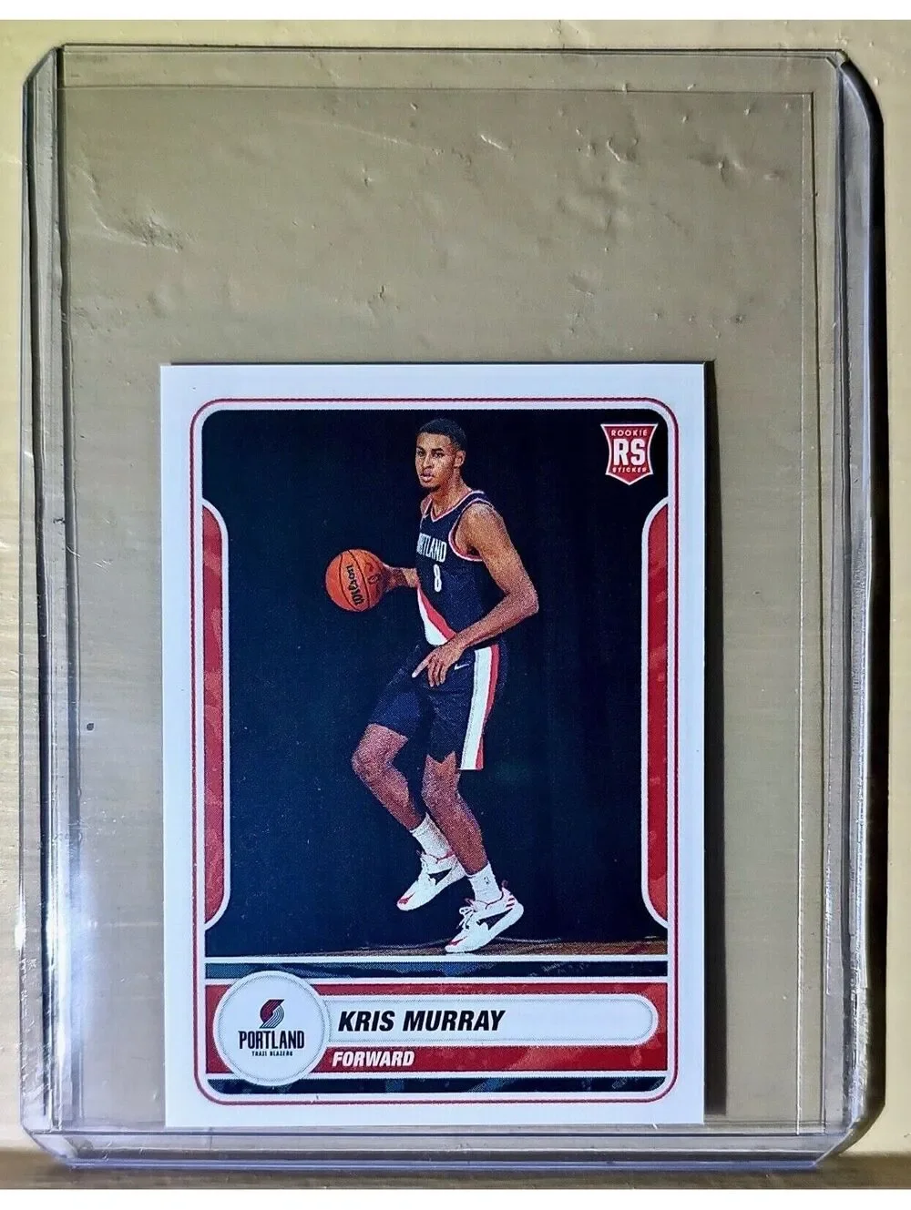 2023-24 Kris Murray Panini NBA Basketball #447 Sticker Portland Trail Blazers