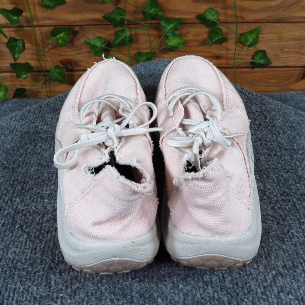 Holo Footwear Athena Womens Sneaker Size 9 Casual Walking‎ Pink Canvas Low Top