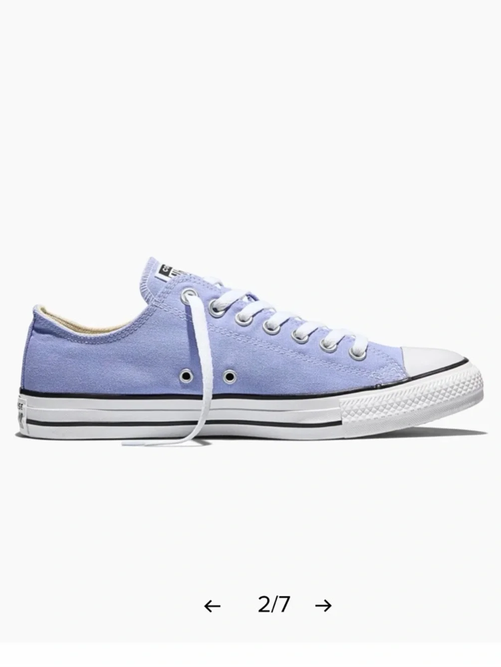 Converse casual lilac