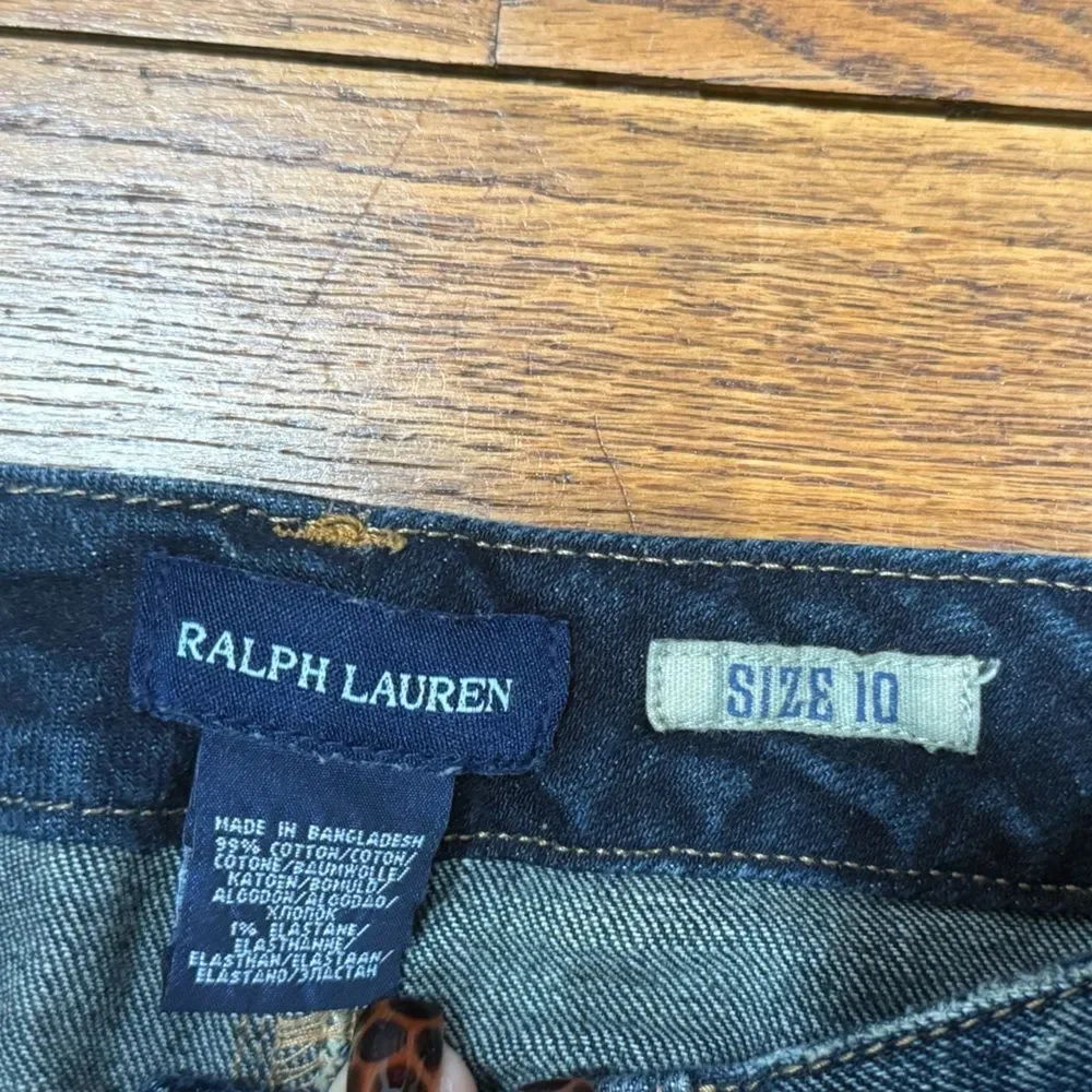 Ralph Lauren Kids Dark Wash Skinny Jeans Girls Size 10