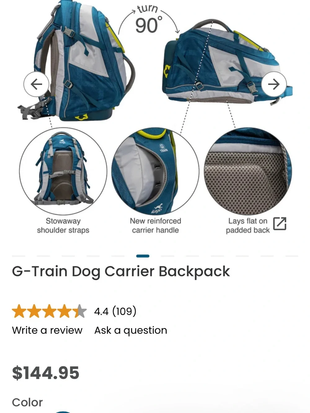 Kurgo rugged backpack