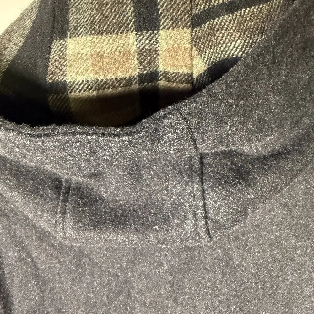 Class Club wool black flannel