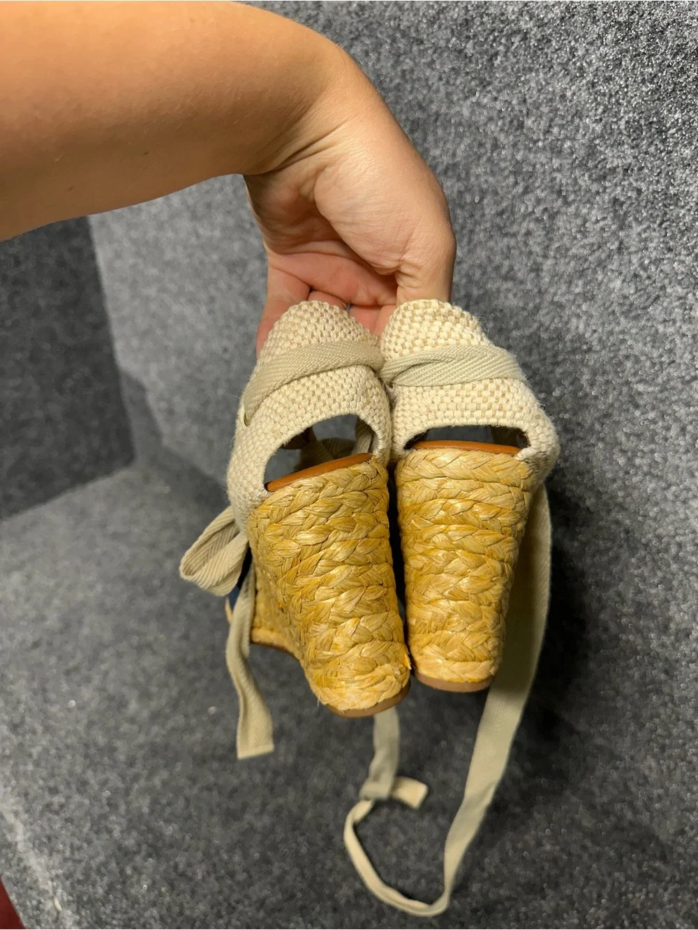 BCBGMaxAzria espadrille heels