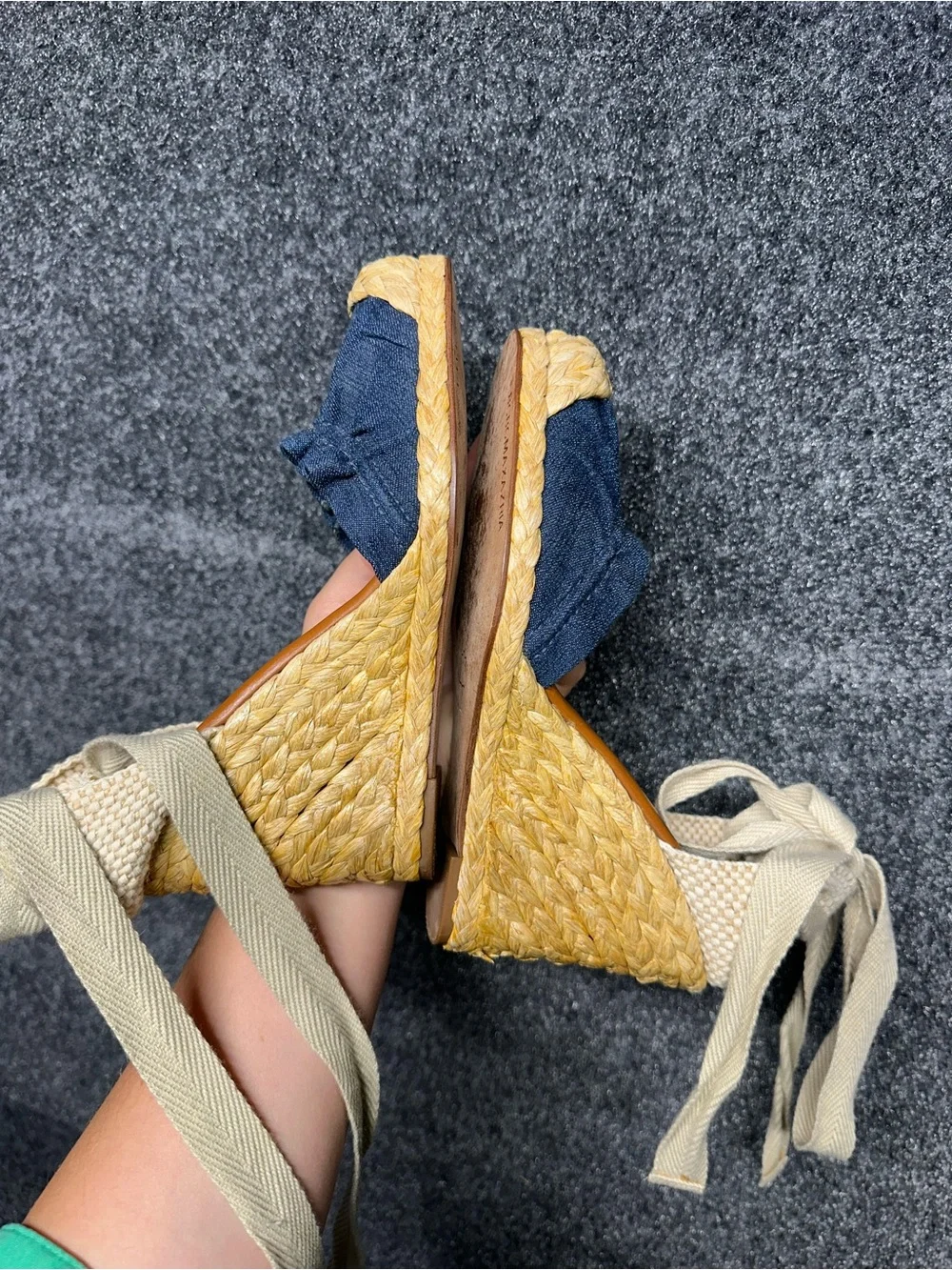 BCBGMaxAzria espadrille heels