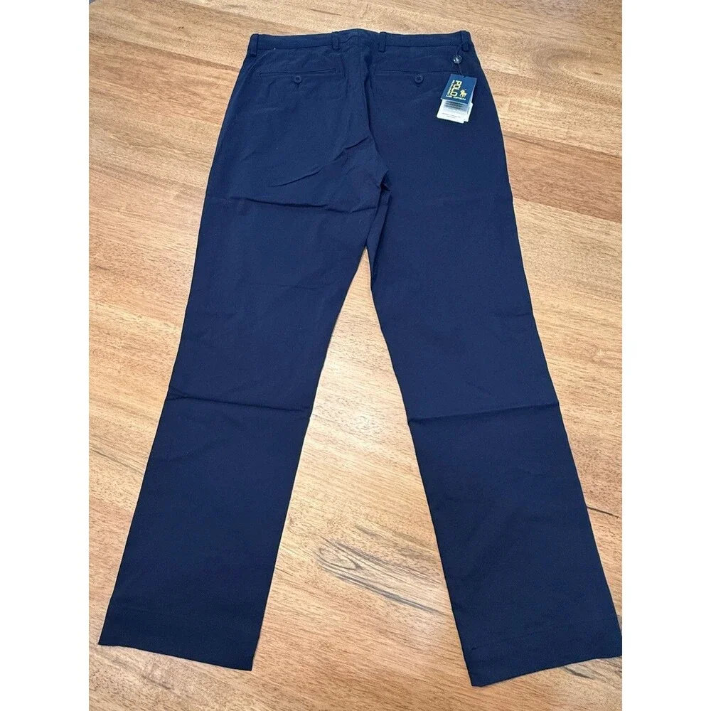 Polo Ralph Lauren US Open Tennis Golf Pants Mens 32x30 Blue Straight Leg Chinos