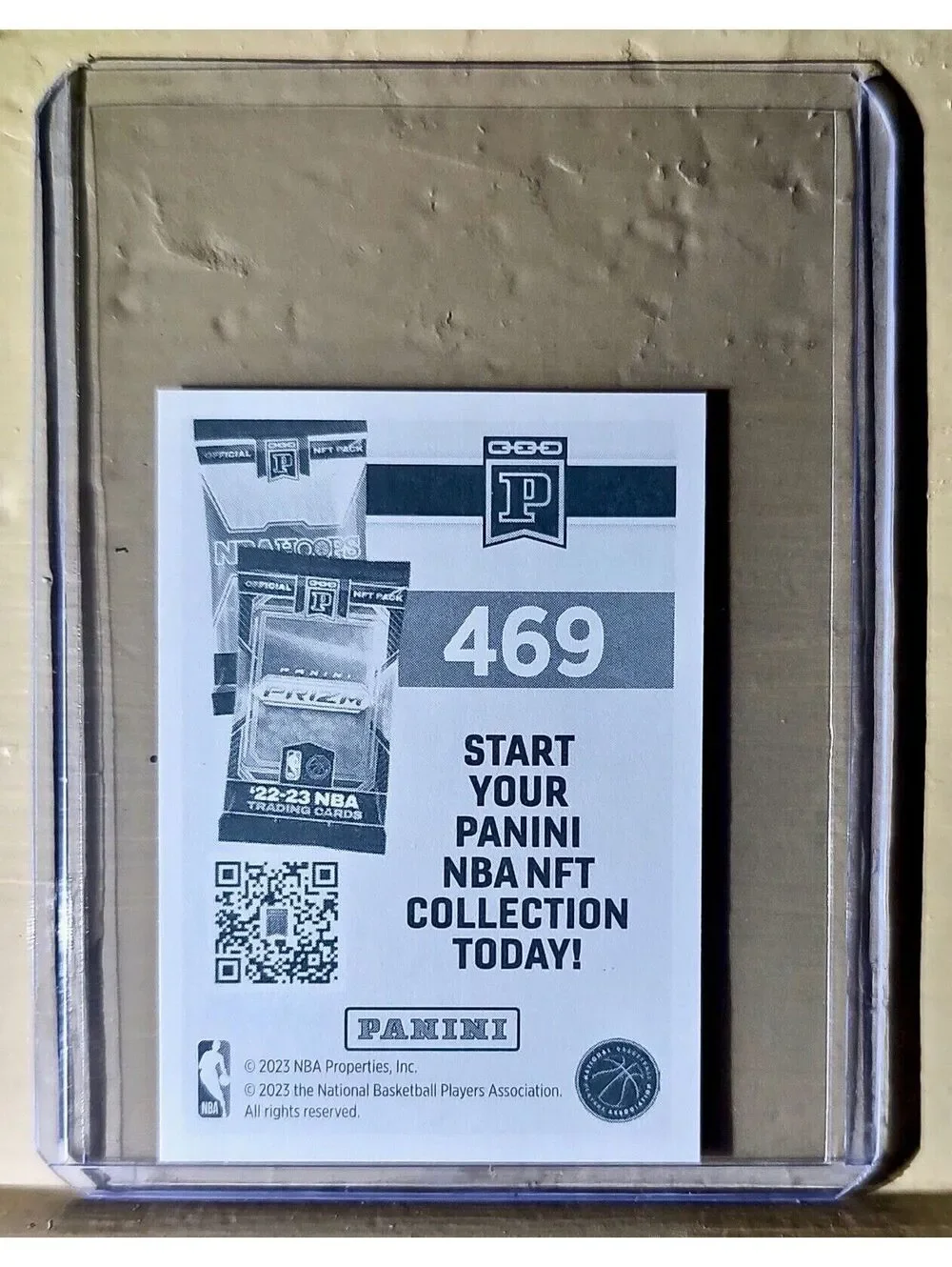 2023-24 Malaki Branham Panini NBA Basketball #469 Sticker San Antonio Spurs