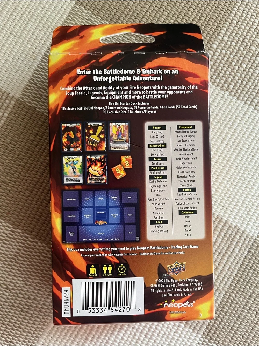 Upper Deck neopets tcg