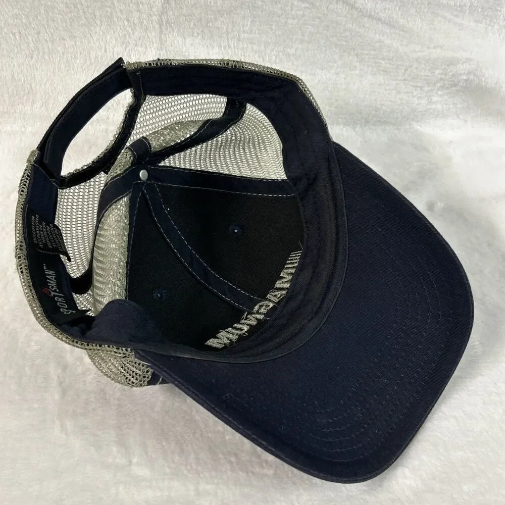 Magnum Blue Mens Hat Adjustable Ball Cap Baseball
