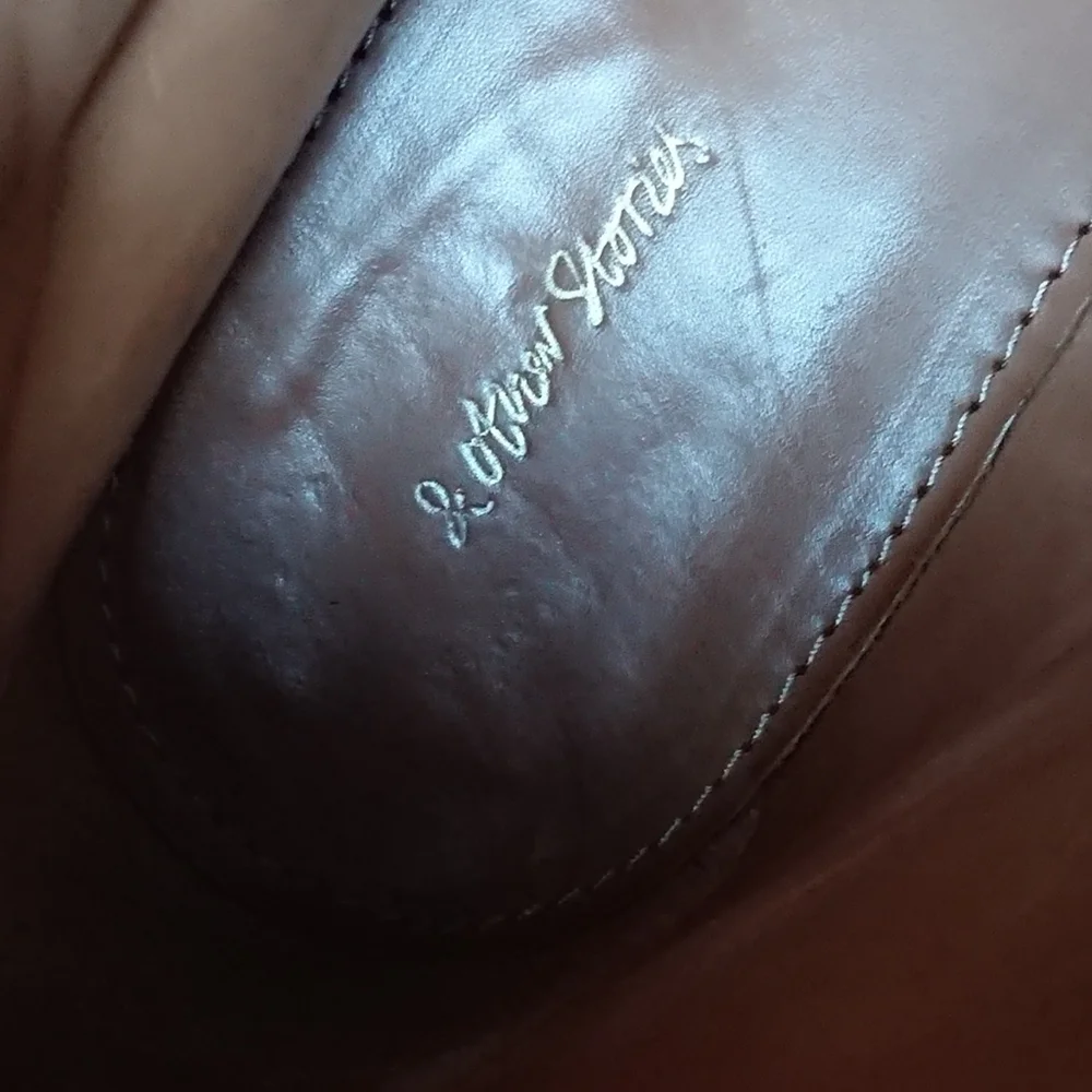 & Other Stories leather lace-up boots size 6