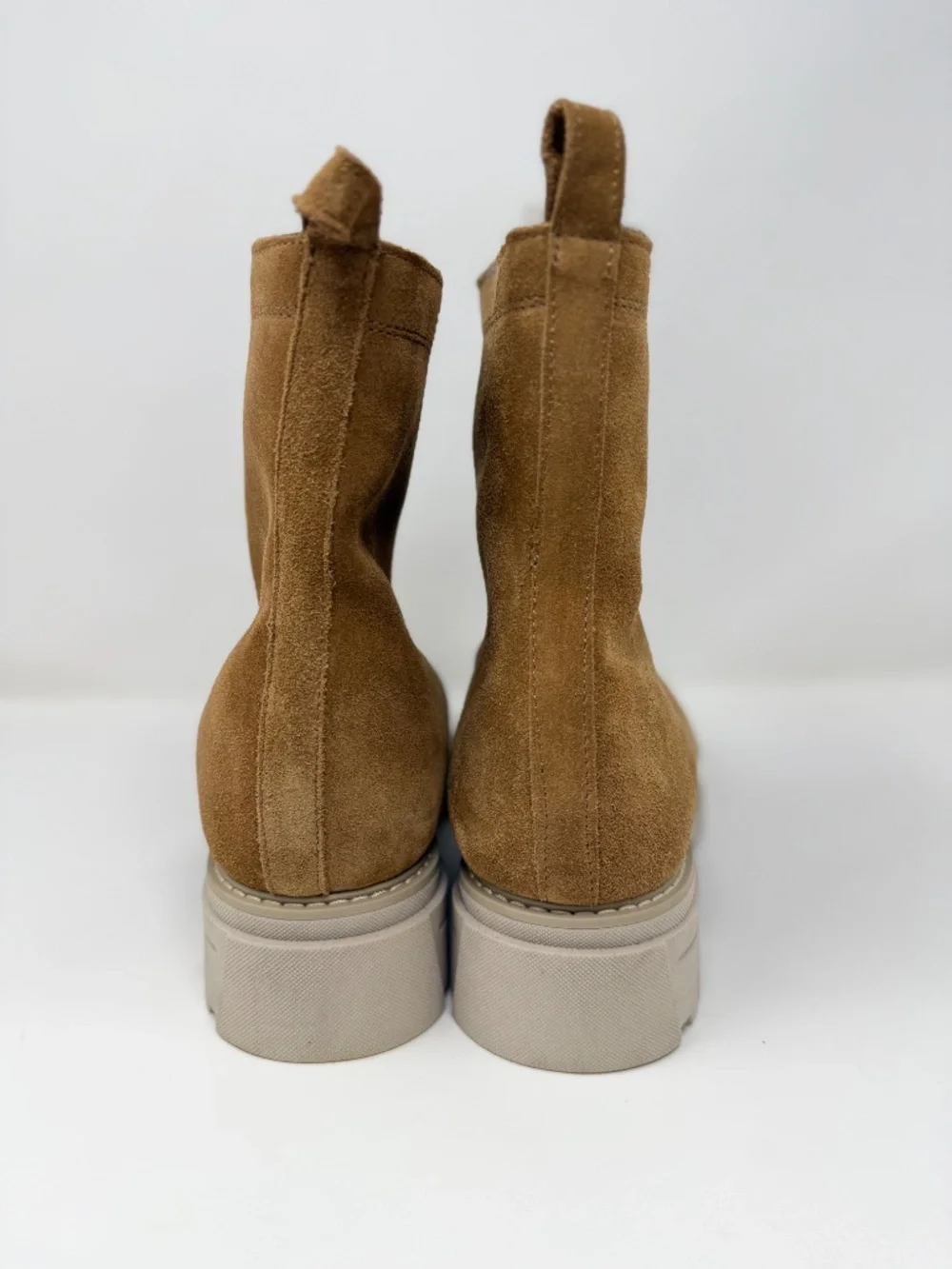 New La Canadienne Delta City Dry Zip Boots Toffee Sz 9.5