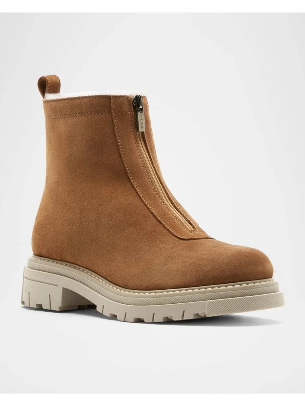 New La Canadienne Delta City Dry Zip Boots Toffee Sz 9.5