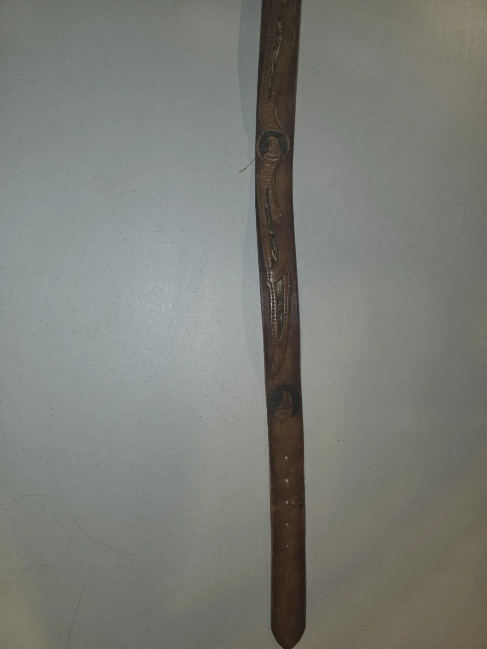 Source Unknown brown leather