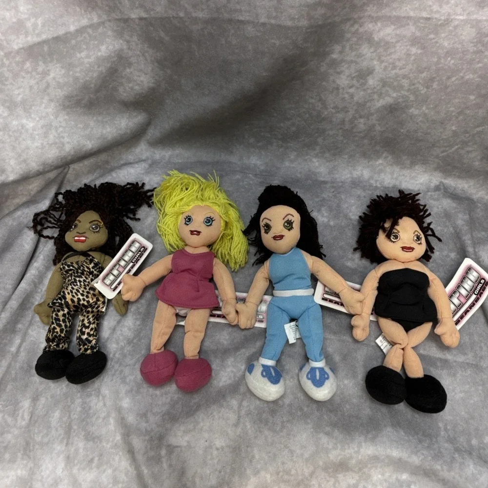 Spice Girls 1998 New Beanbags NWT Complete Set of 8