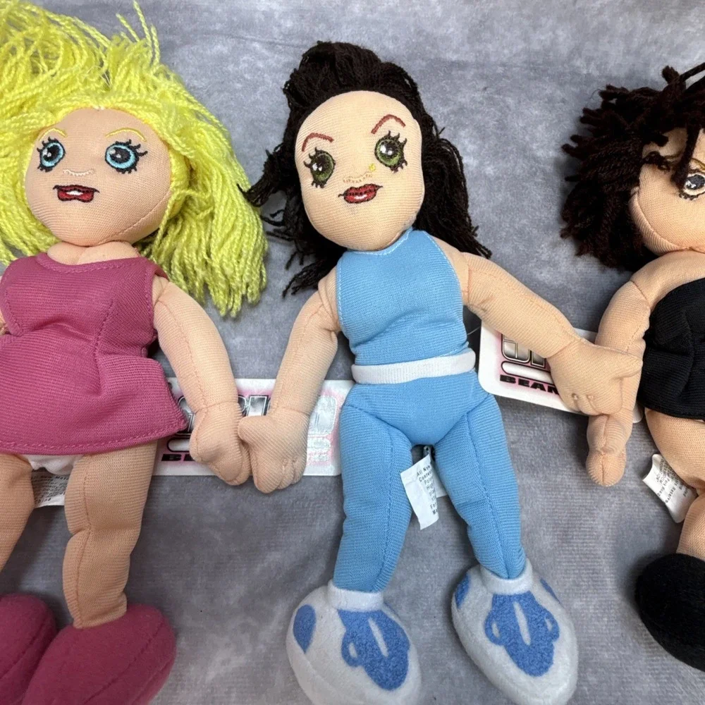 Spice Girls 1998 New Beanbags NWT Complete Set of 8