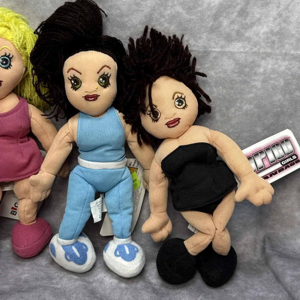 Spice Girls 1998 New Beanbags NWT Complete Set of 8