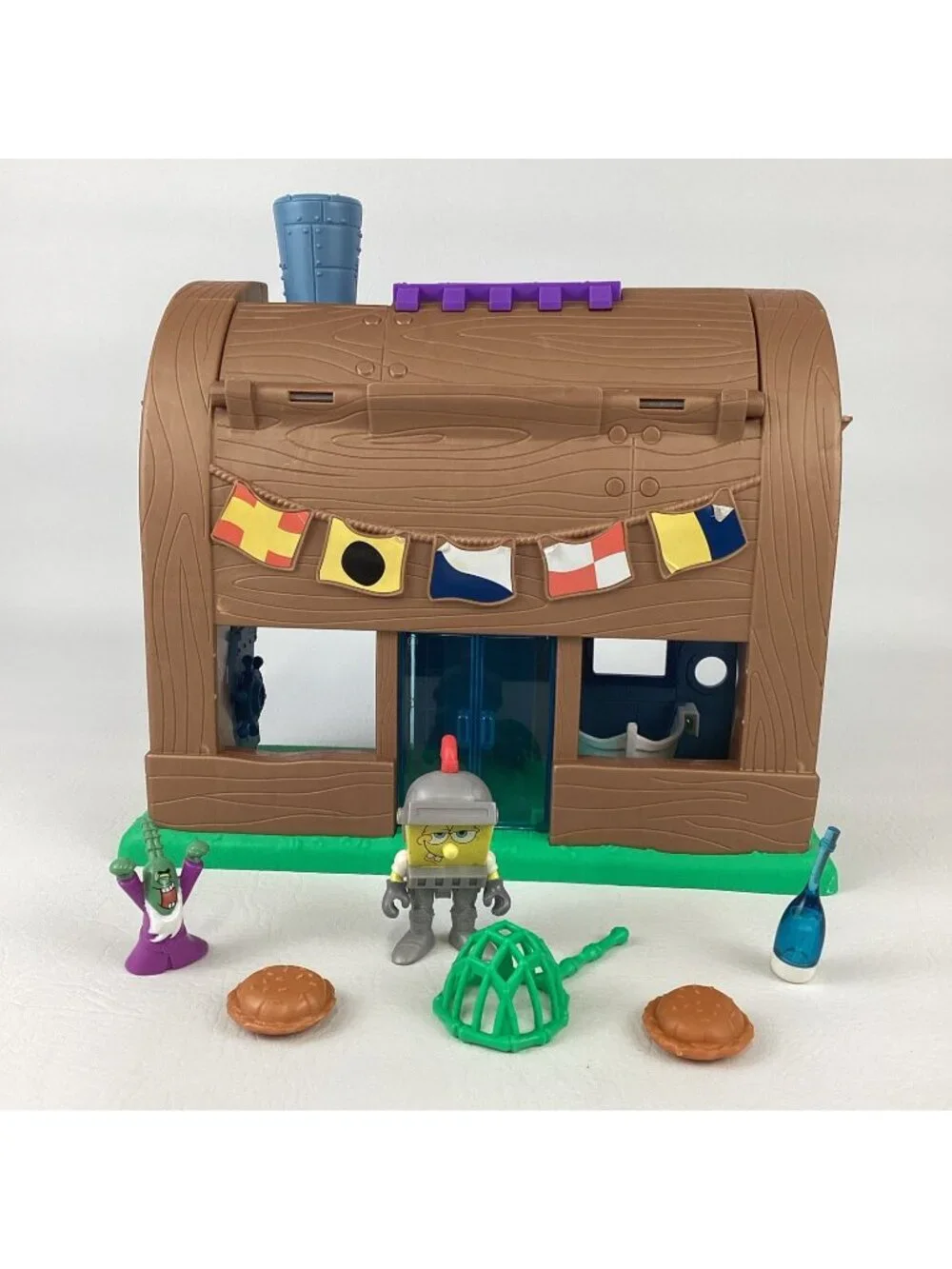 Fisher Price Imaginext SpongeBob SquarePants Krusty Krab Kastle Playset Figures