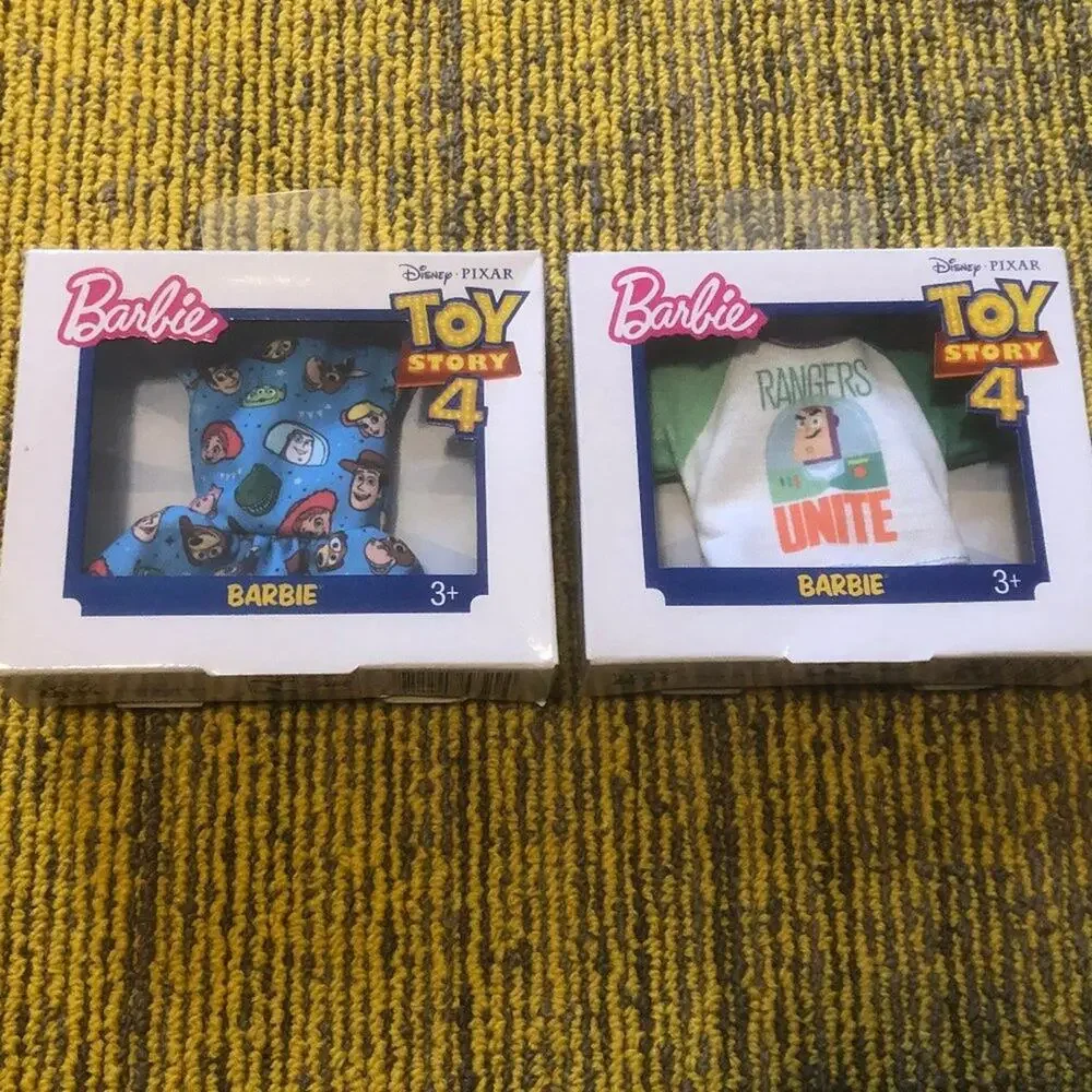 Barbie X Toy Story 4 Two Fashion Pack Set Bundle