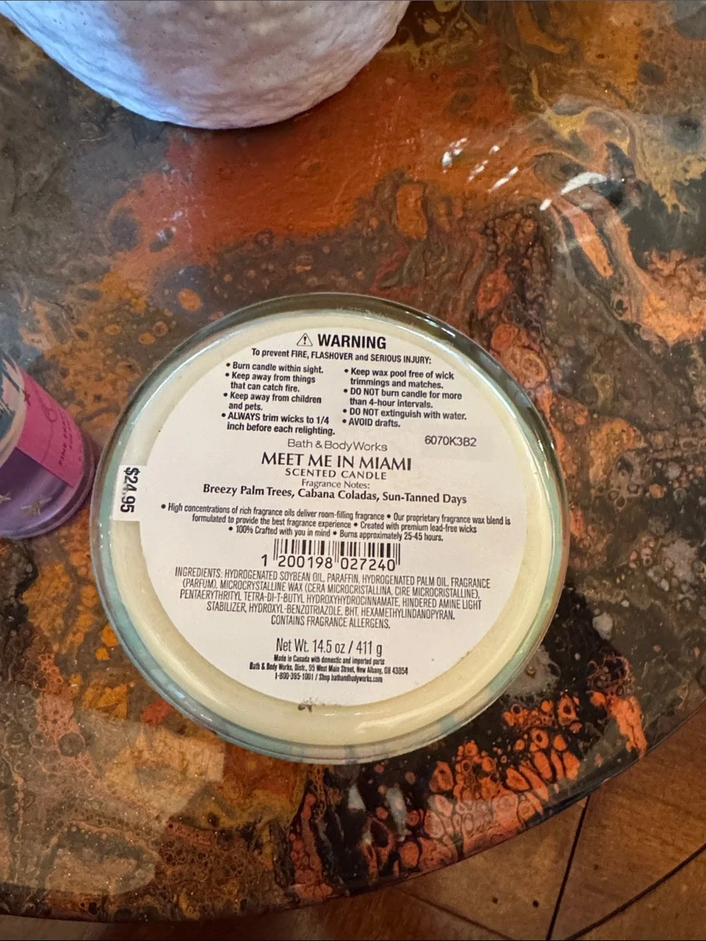 Bath & Body Works set includes