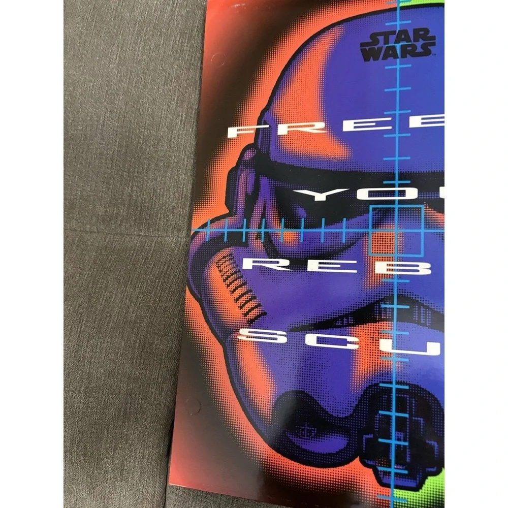 Vtg 1996 NOS Mead Star Wars 12x9 Portfolio School 4 Folder Lot read UNPUNCHED