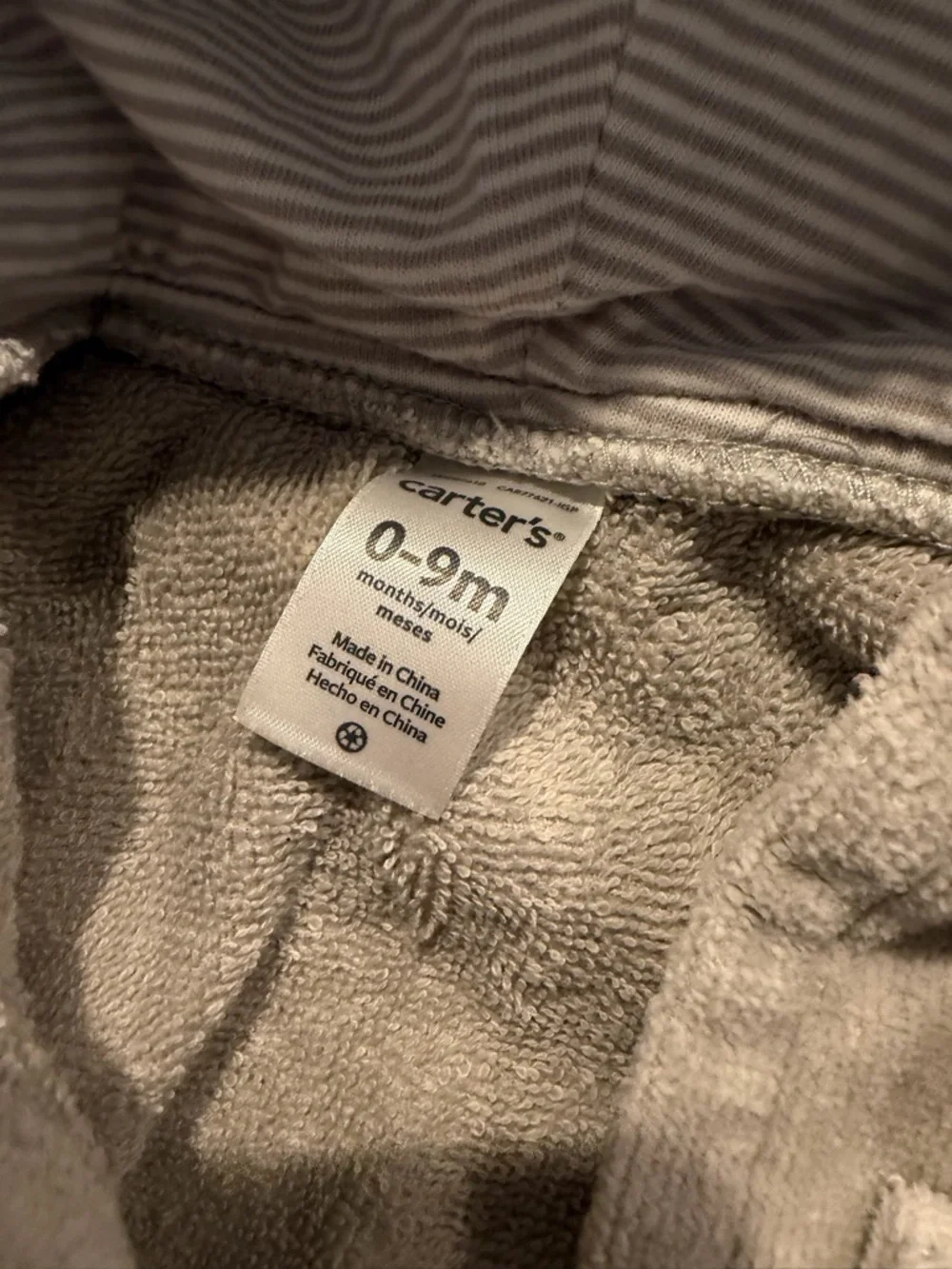Carters soft hooded