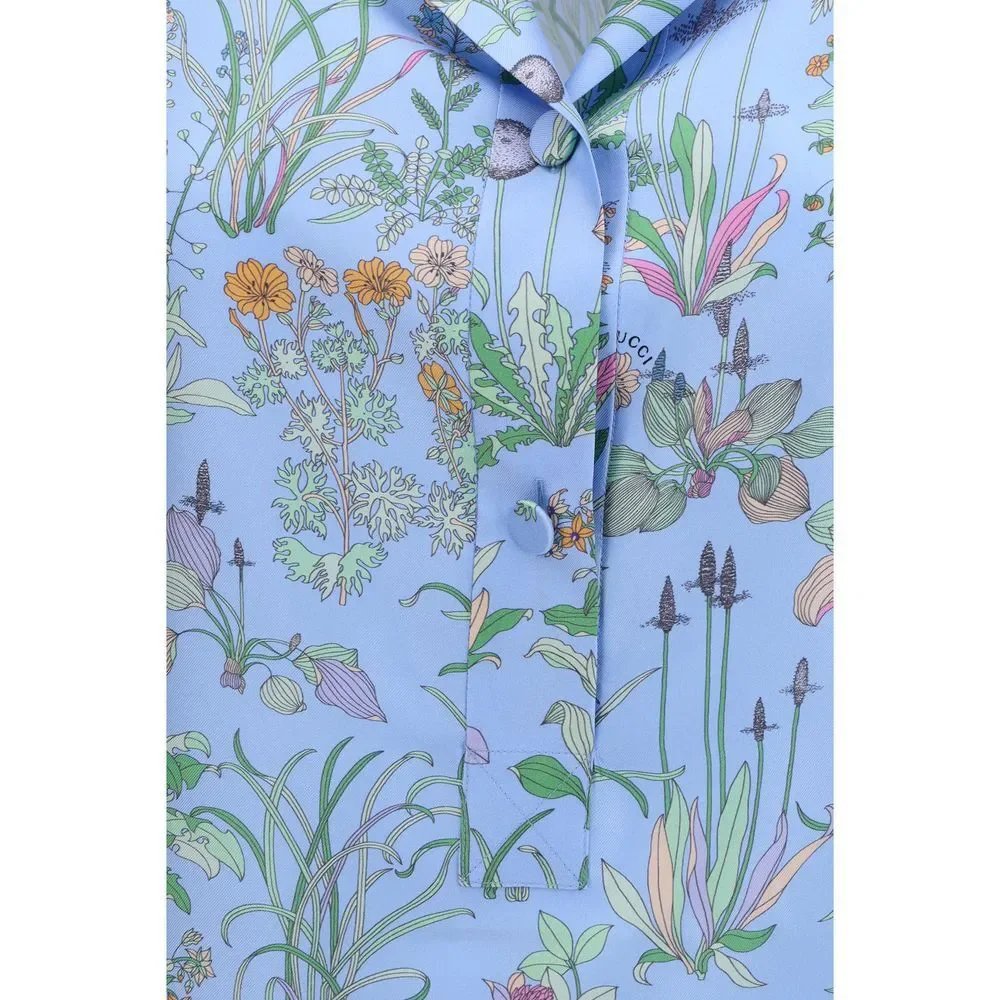 Gucci printed silk