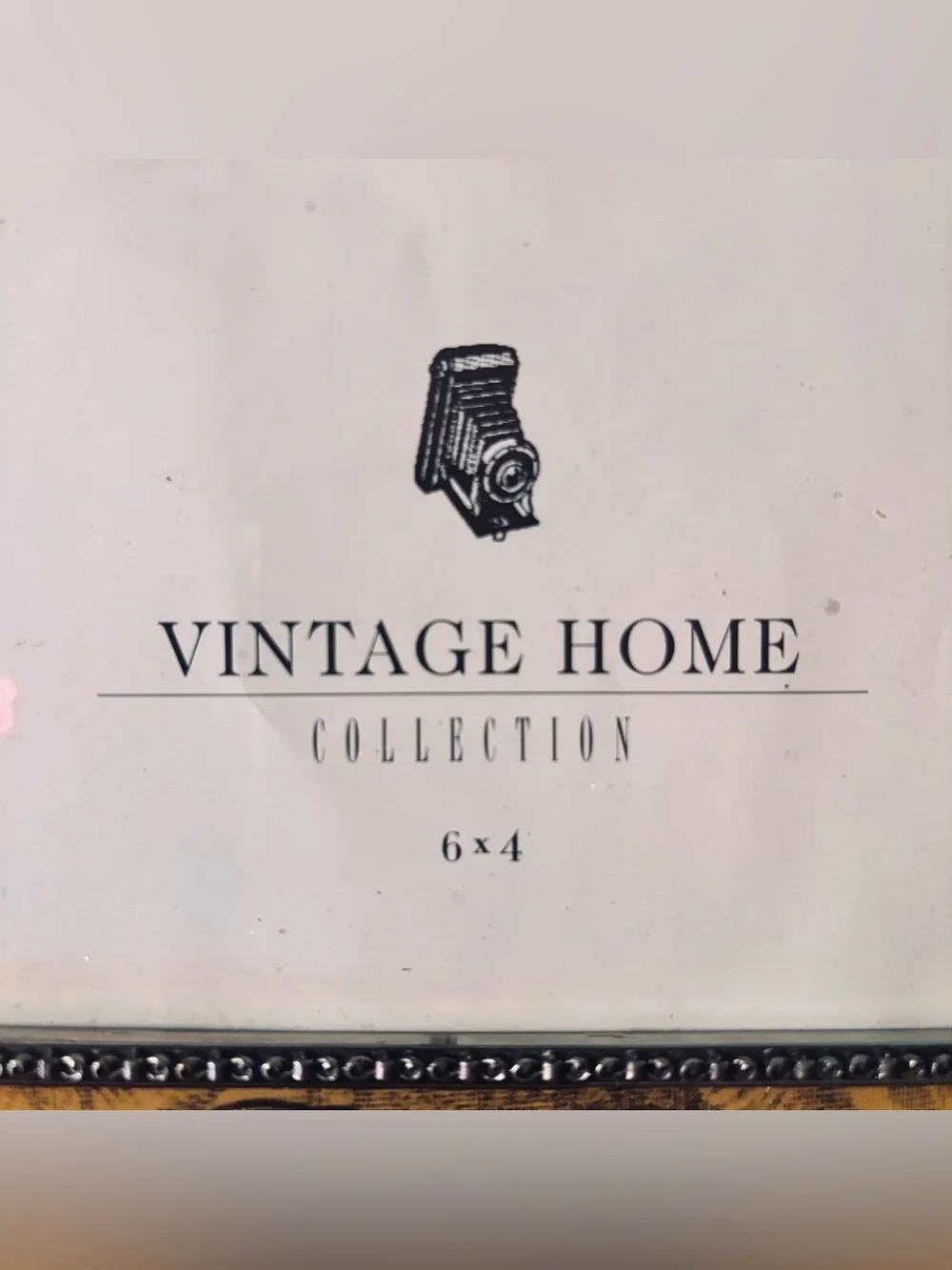 NWOT Vintage Home Collection “Friends” 6×4 Photo Frame — Sepia Collage, Ornate