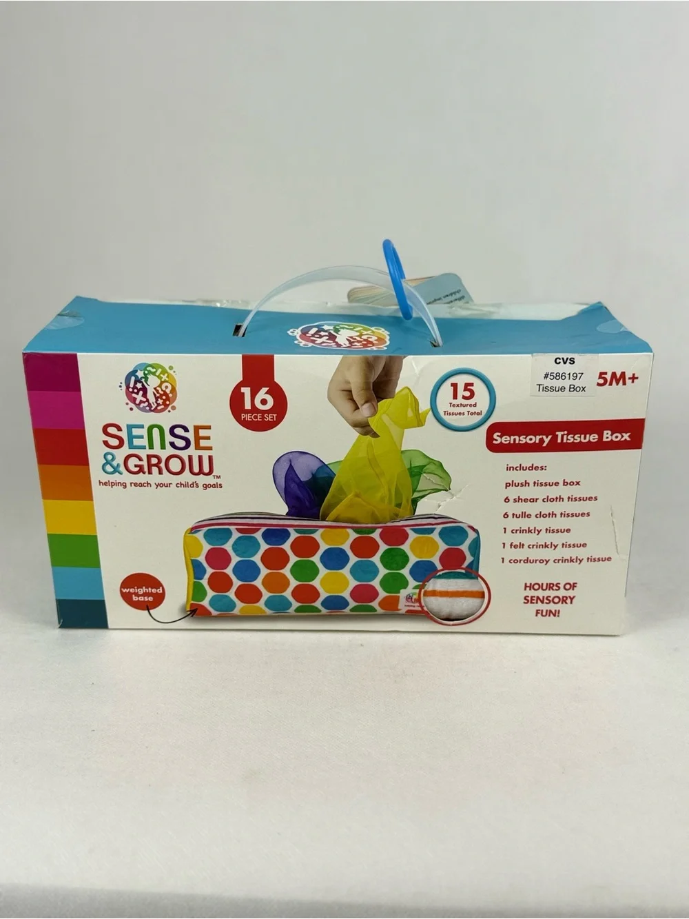 Baby Tissue Box Toy, Montessori Toys For Babies 5M+  Sensory Toys Sense & Grow