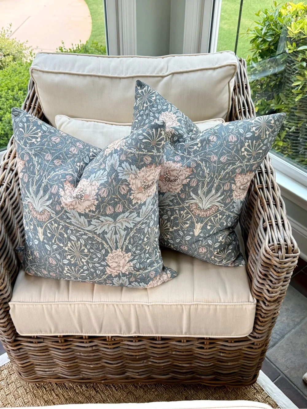 NEW Set of 2 Laurel + Blush 18” Marlow Pillow Covers