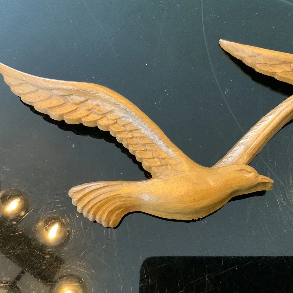 Homco three carved