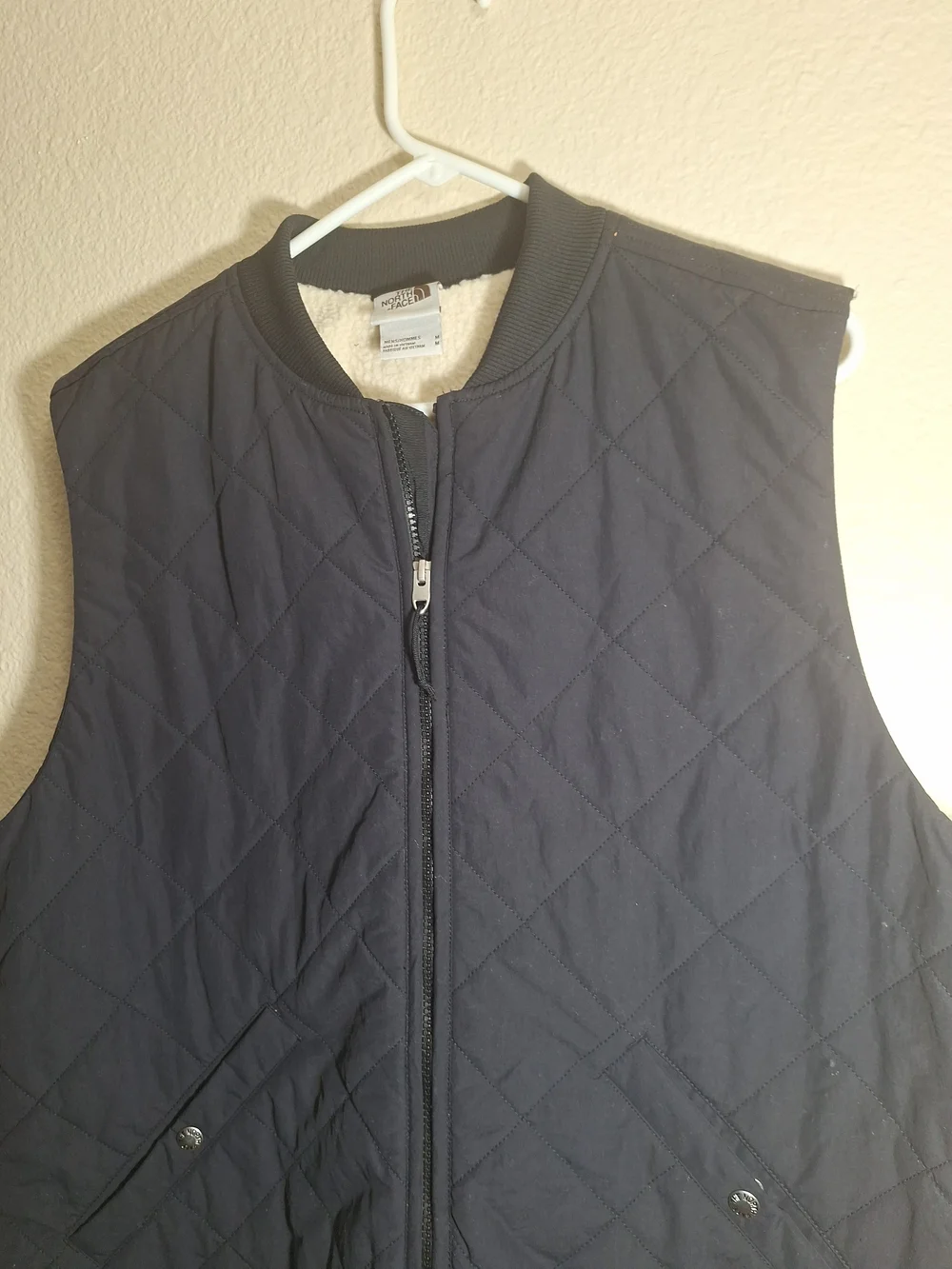 The North Face quilted sleeveless