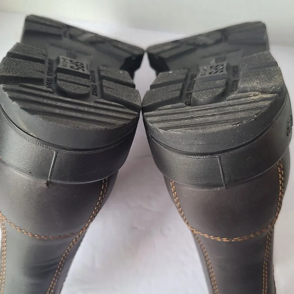 Blundstone heel oil boots