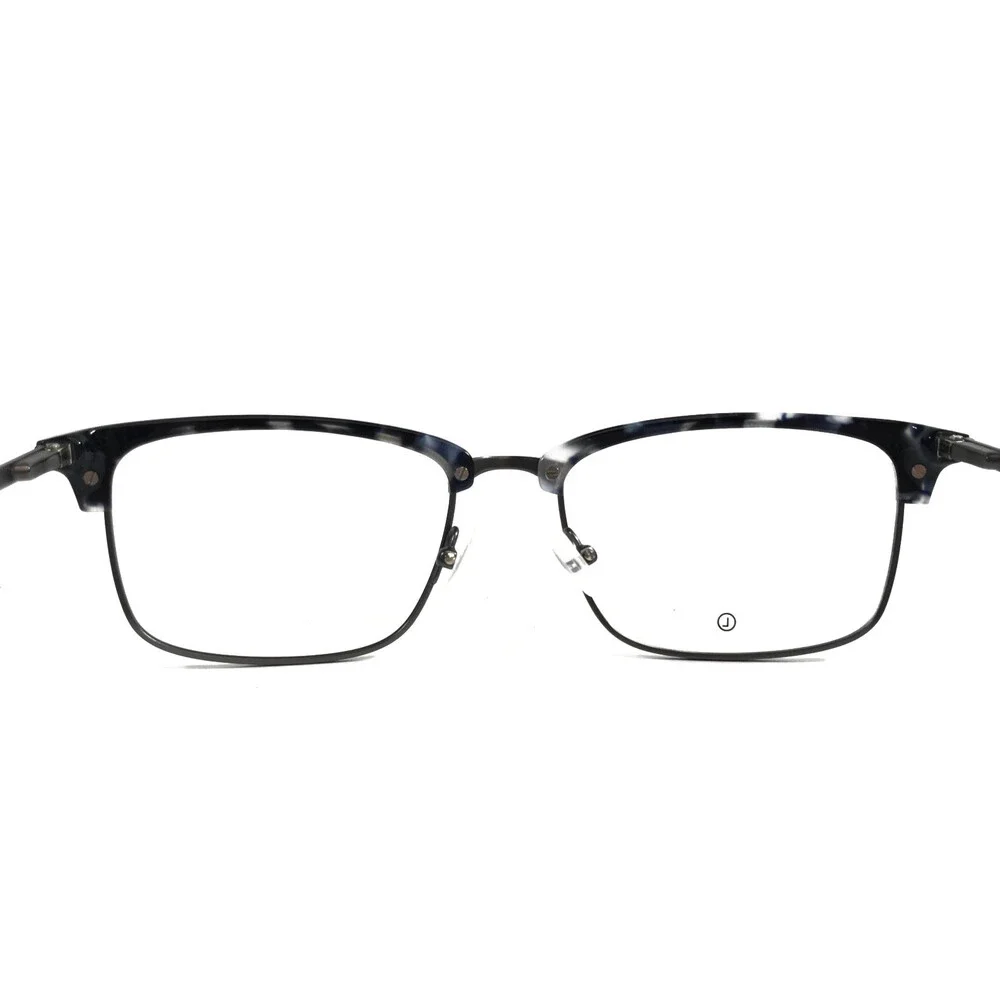 Marchon NYC Eyeglasses Frames M-2028 460 Black Gray Rectangle Full Rim 54-18-140