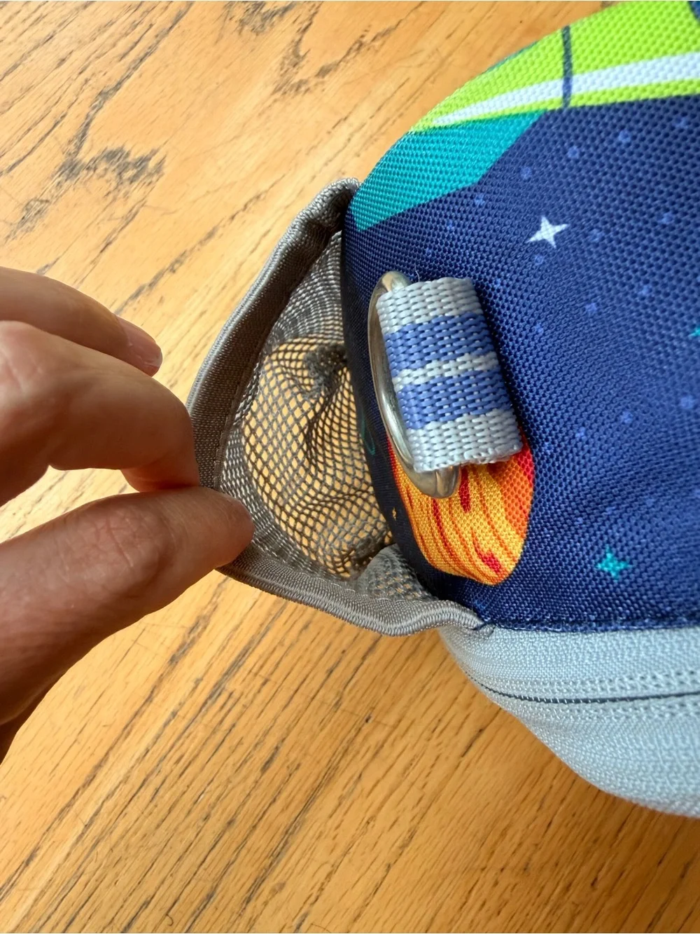 Pottery Barn Kids bag rocket keep