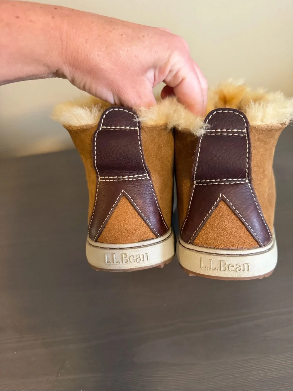 L.L. Bean comfortable tan