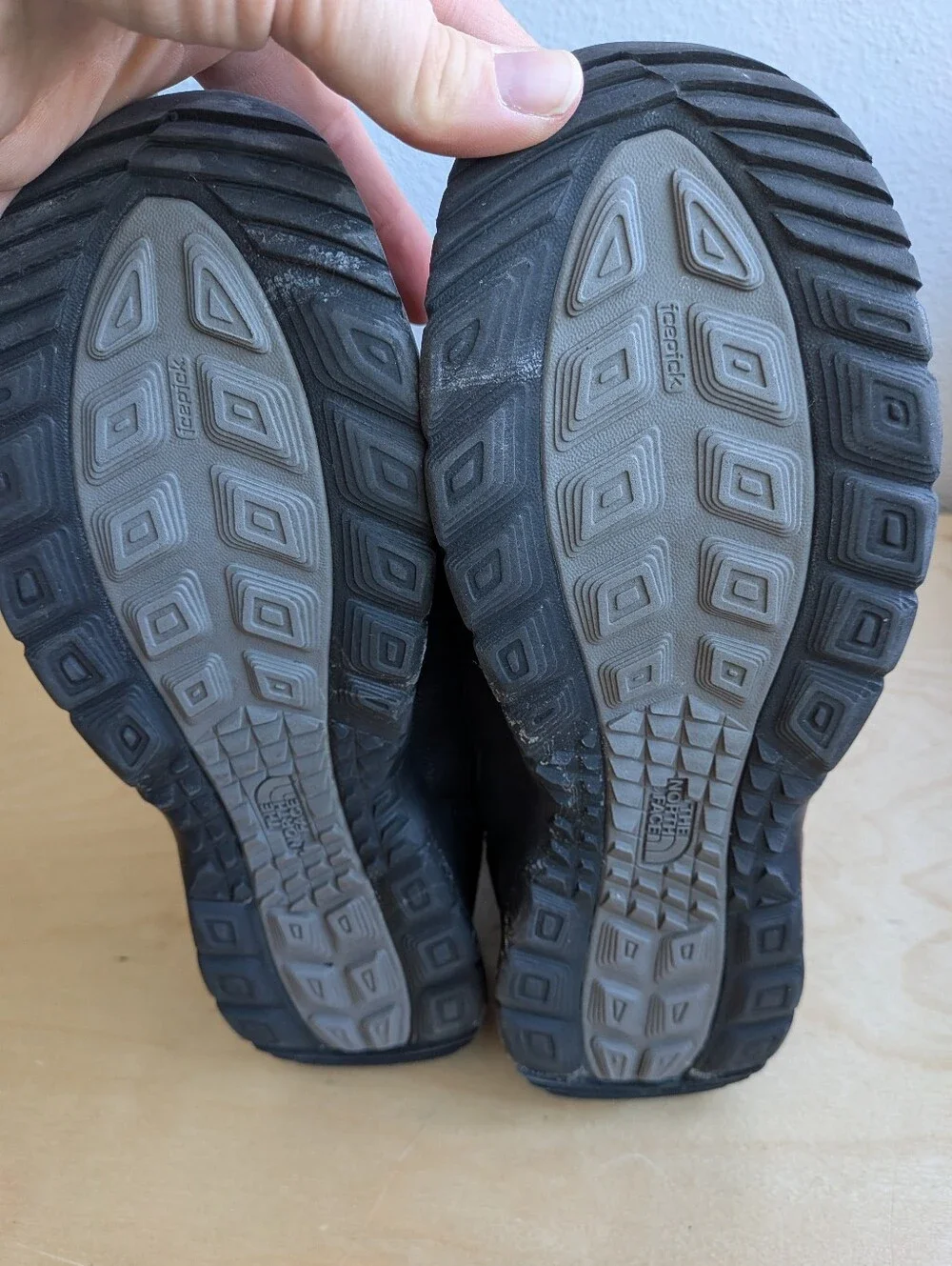 The North Face ThermoBall Eco Button Up Winter Boots Black Quilted Women's 8