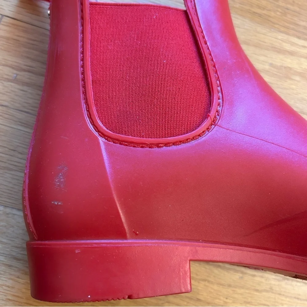 SAM EDELMAN Rain Boot in Red