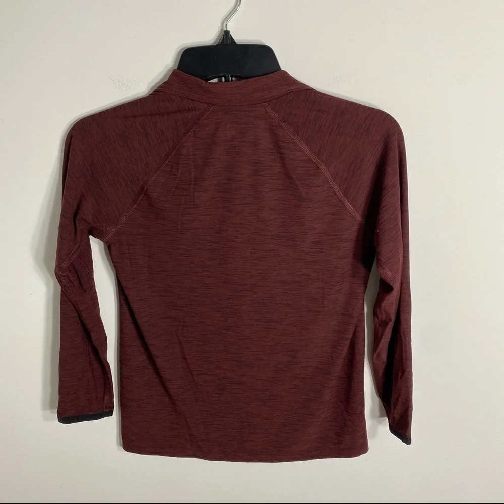 Old Navy Active Red 1/4 Zip Shirt Medium Kids