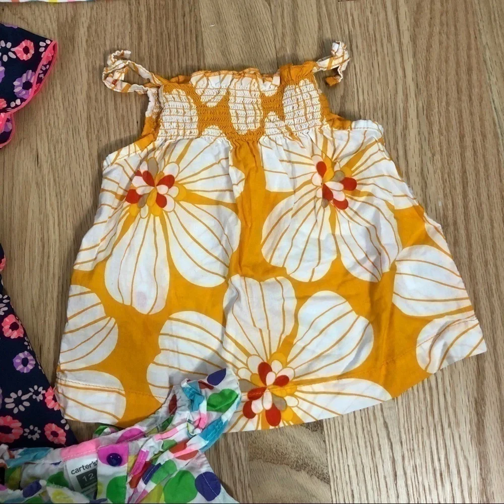 12 month Summer Girls Bundle Carter’s Circo Floral