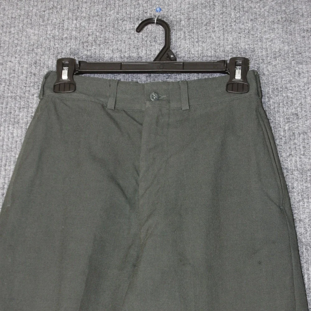 Vintage US‎ Military OG-107 Field Trousers Mens 25x29 Green Wool Serge Pants